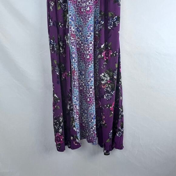 Sundance Women's Mixi Dress Summer Floral Size 6 Purple Sleeveless - Picture 6 of 8